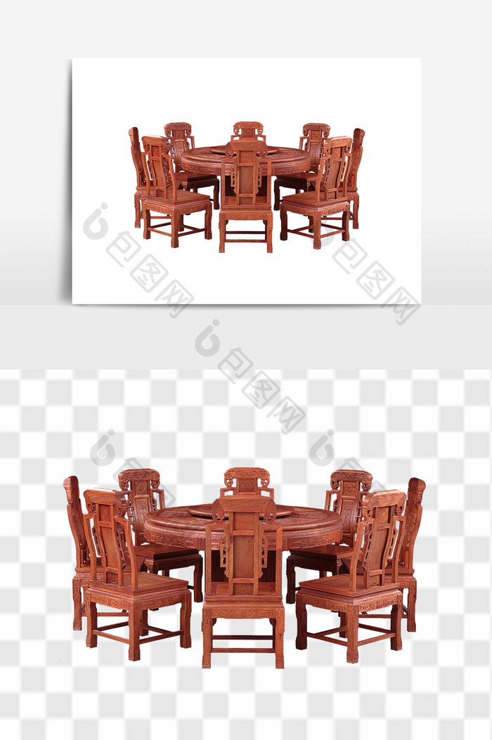 木质家用多人餐桌
