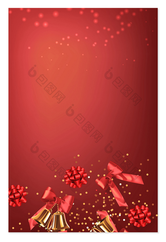 简约大气红色喜庆新年促销礼袋丝绸通用背景