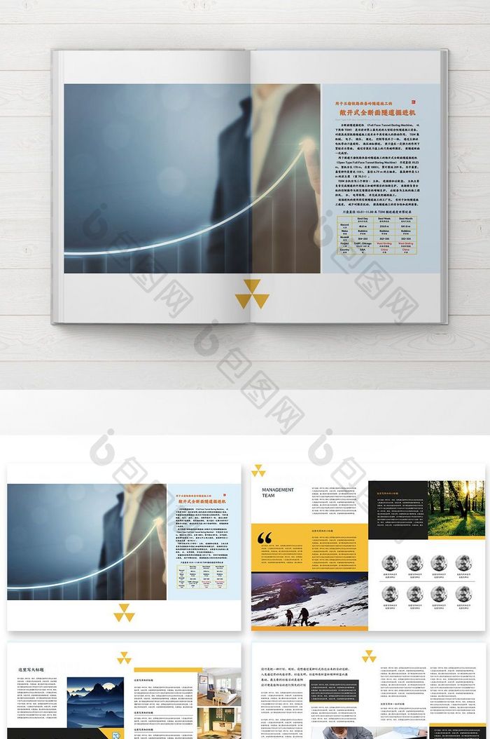 黄色大气地产招商策划地产宣传画册