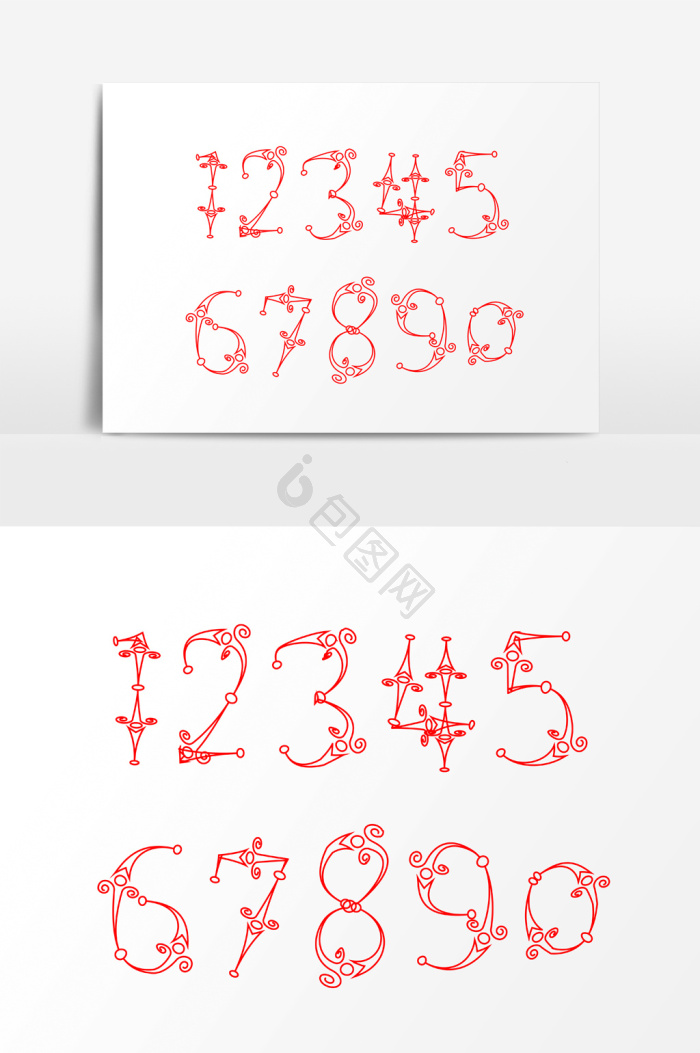 卡通数字1图片-卡通数字1素材免费下载-包图网