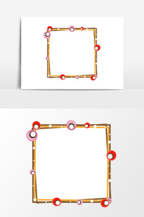 简洁卡通边框元素