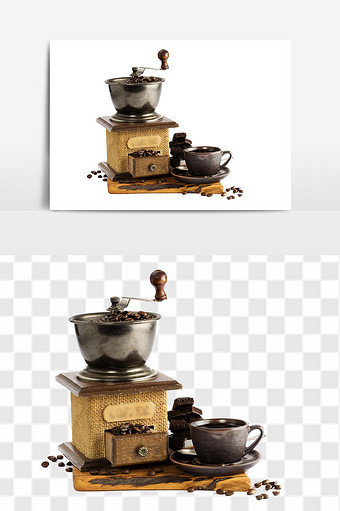 磨豆机手动咖啡机图片