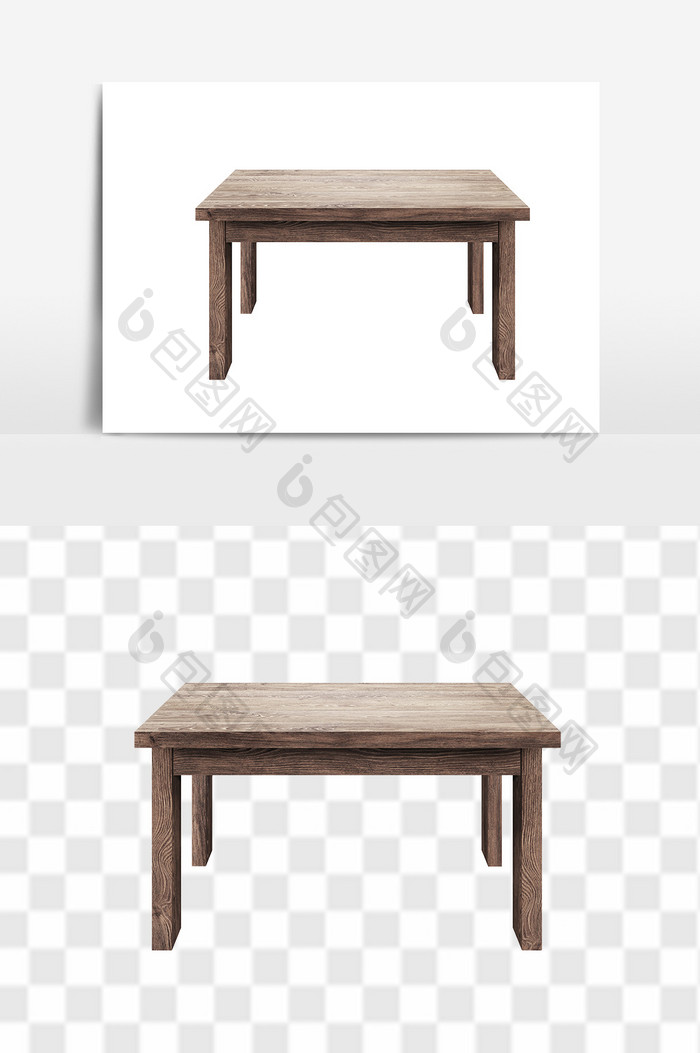 木质便利小巧木桌