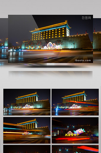 西安年最中国延时夜景高清实拍图片