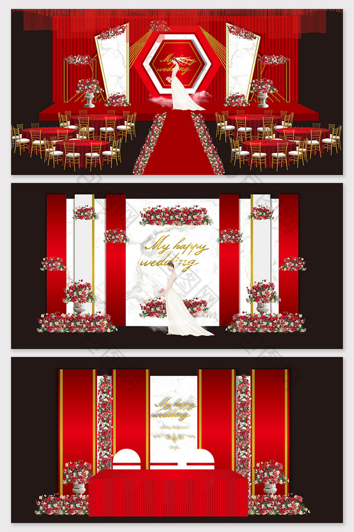 婚礼设计欧式婚礼纹理背景图片