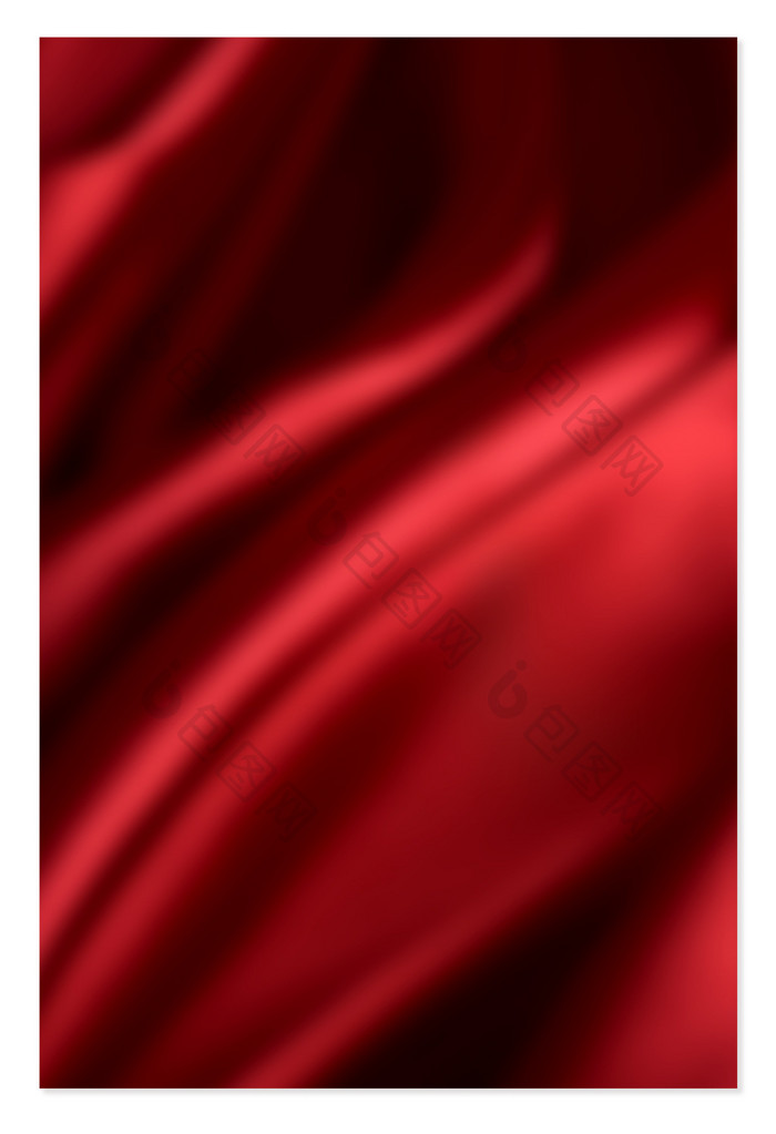 简洁红色绸缎背景设计