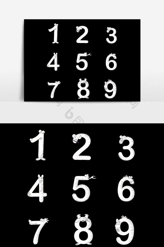 动物形象数字效果图片图片