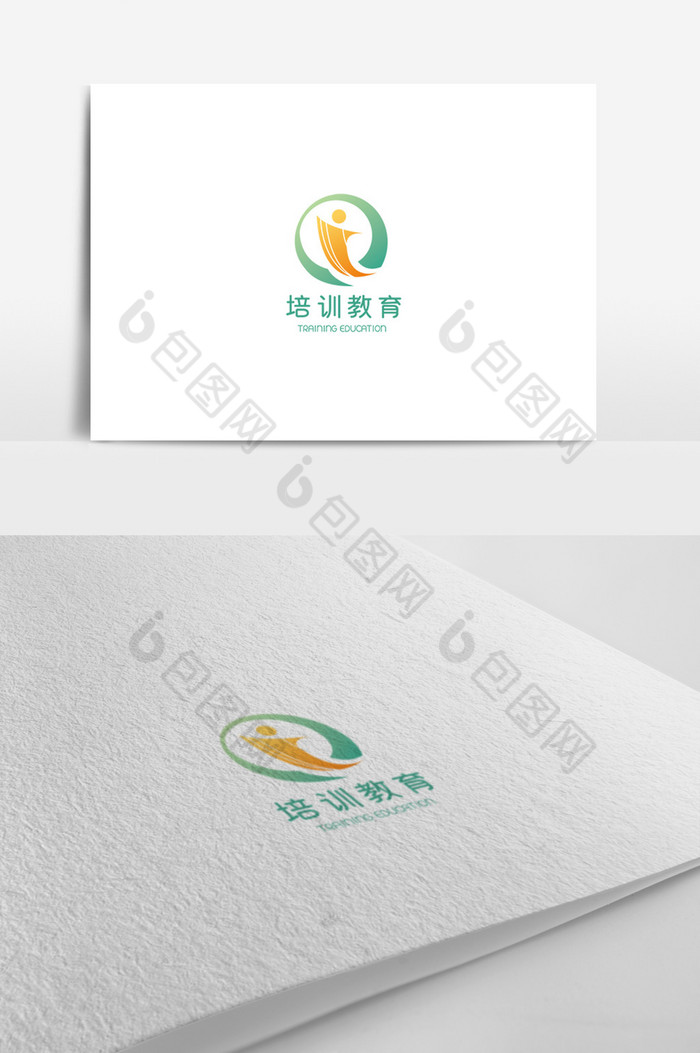 培训教育logo模板图片图片