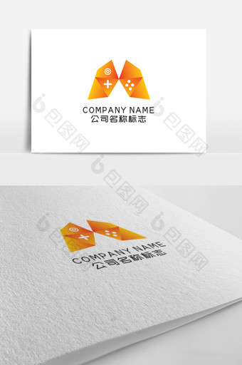 创意时尚游戏公司标志logo设计图片