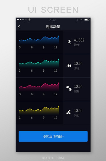曲线时间点ui图标下载-包图网