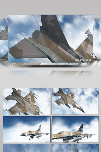 科技战斗机飞行视频后期合成素材图片
