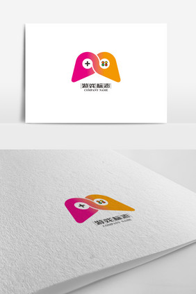 时尚创意渐变游戏标志logo设计