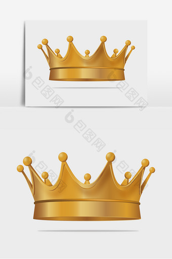 手绘皇冠元素设计图片