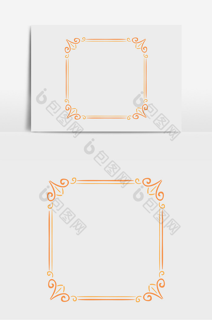 花纹四边形边框图片图片