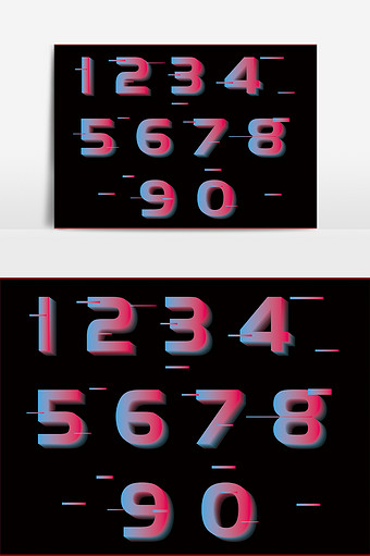 立体数字素材 包图网 立体数字素材 包图网
