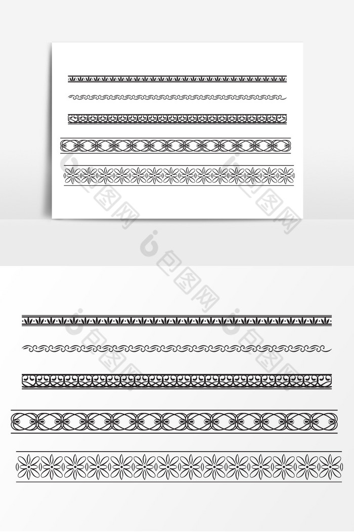 艺术花边欧式线条AI图片图片