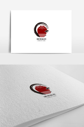 中国风酒馆酒窖标志logo设计