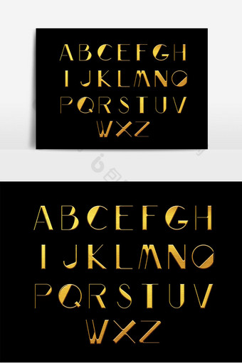 字母A-Z创意字体设计图片