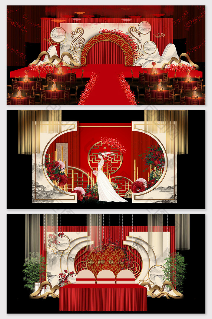 婚礼舞台效果图婚礼迎宾区城堡婚礼图片