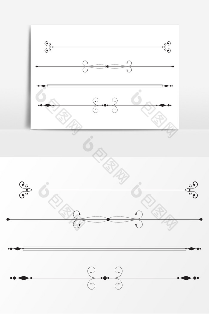 欧式艺术线型花纹AI图片图片