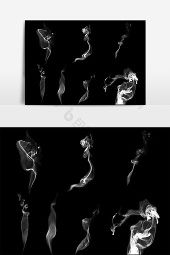 质感逼真烟雾设计元素素材图片