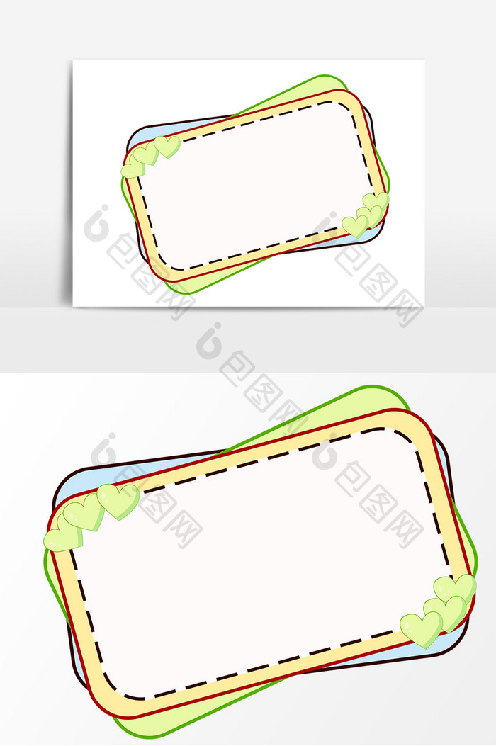 可爱边框元素素材