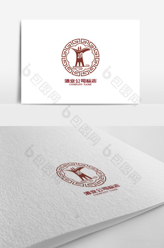 个性创意酒业公司标志logo设计图片