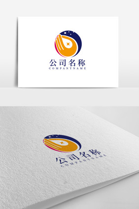 简约抽象摘星商务通用logo标志设计