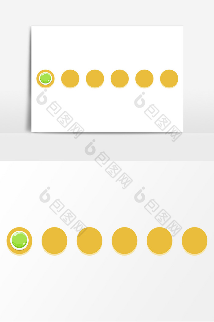 圆点按钮边框AI图片图片
