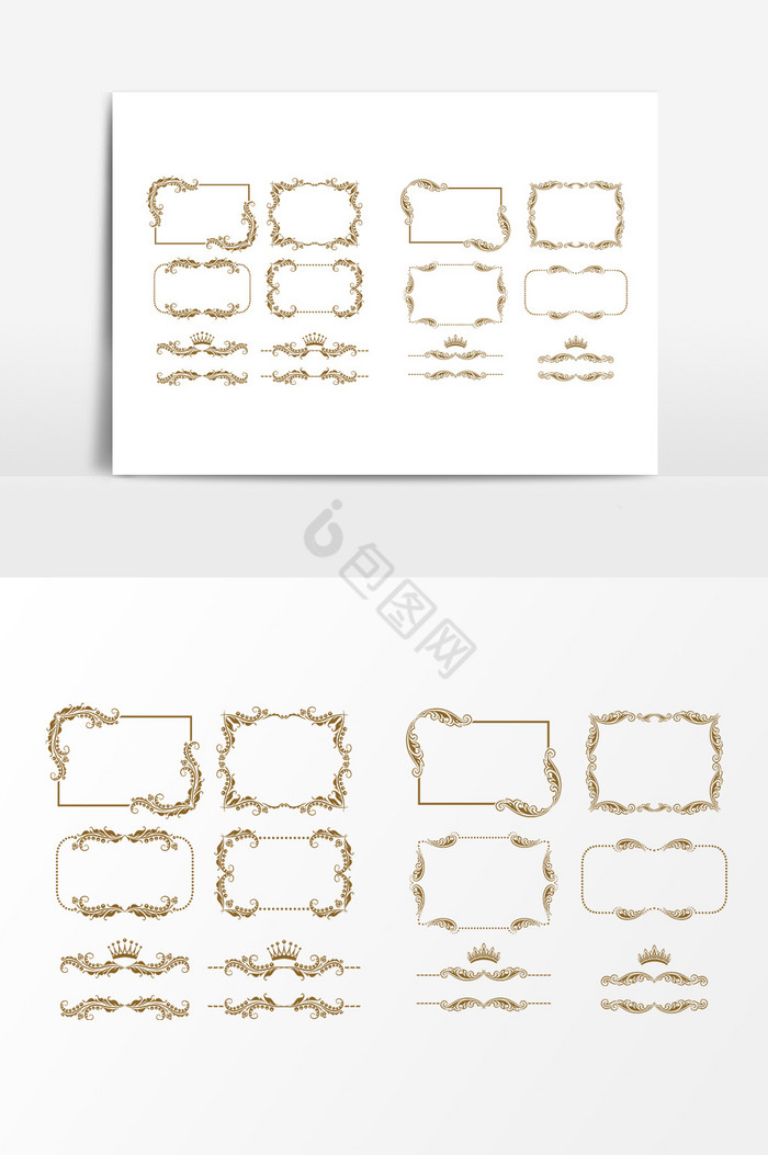 精美花纹装饰边框图片