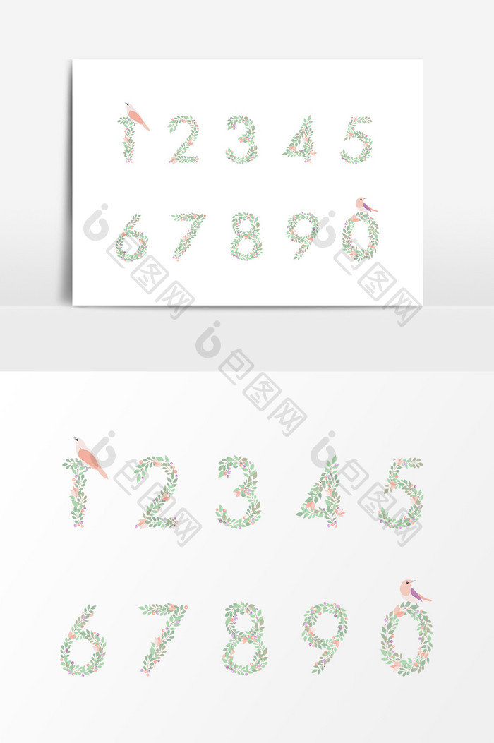 手绘数字 图片下载 包图网