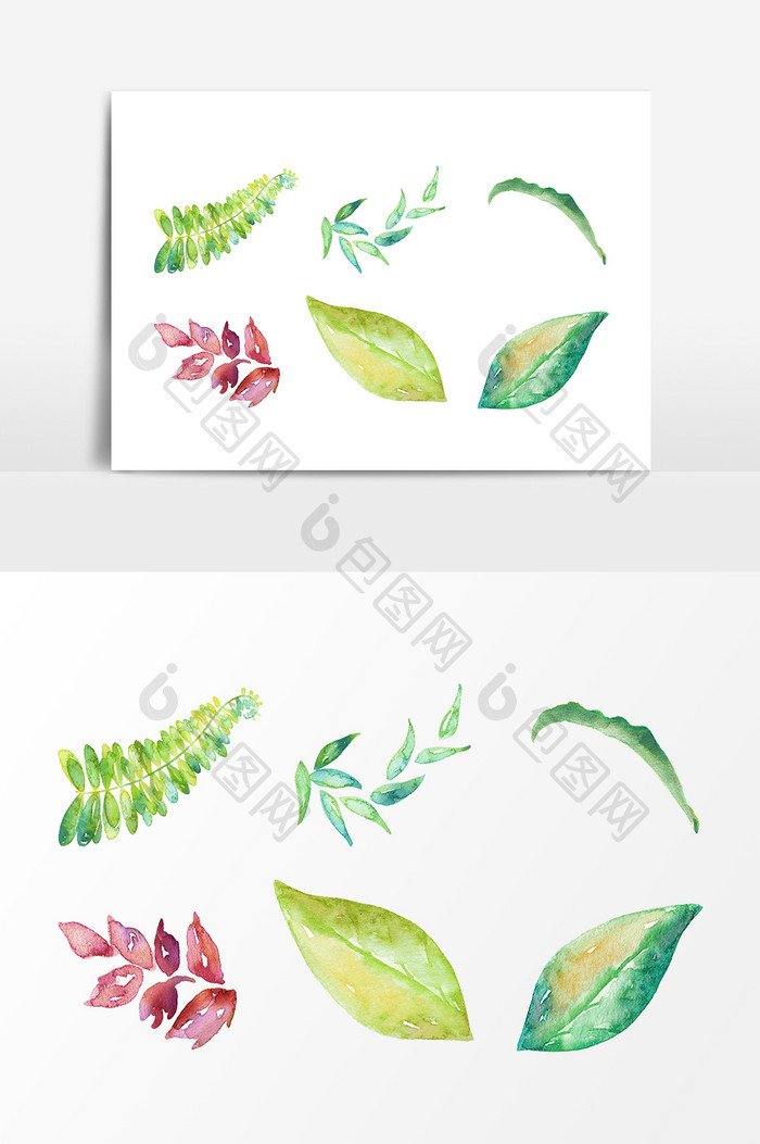 植物装饰设计元素