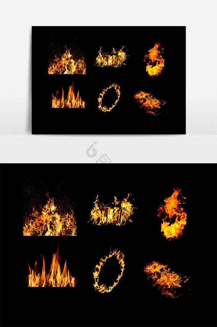 火圈火焰图片