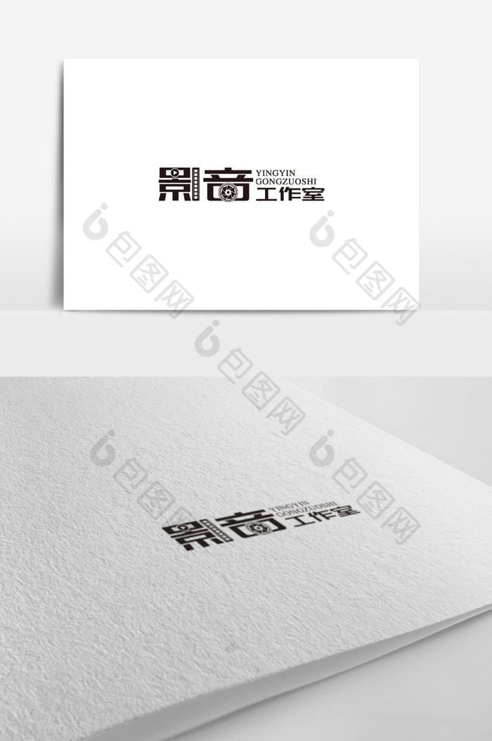 创意影音工作室标志logo设计