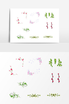花朵植物装饰元素