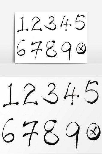数字效果素材 包图网 数字效果素材 包图网
