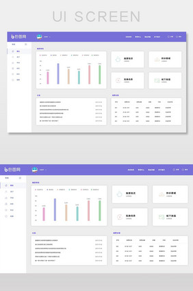 小清新投资理财后台管理系统界面