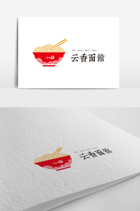 中式餐饮面馆标志logo