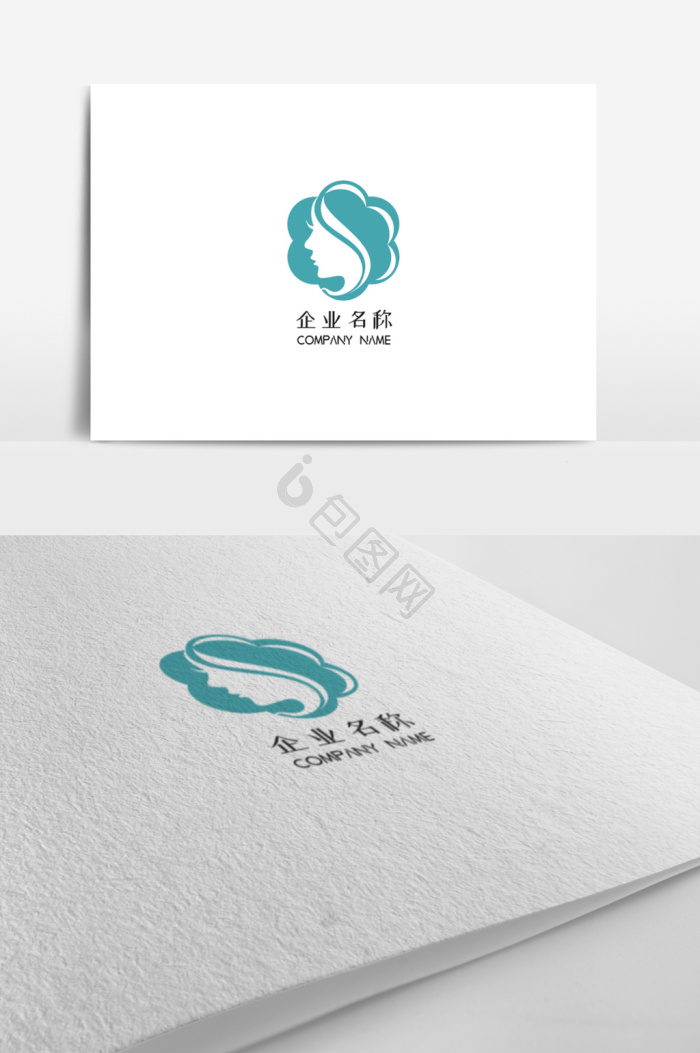 理发店logo图片大全_理发店logo素材下载-包图网