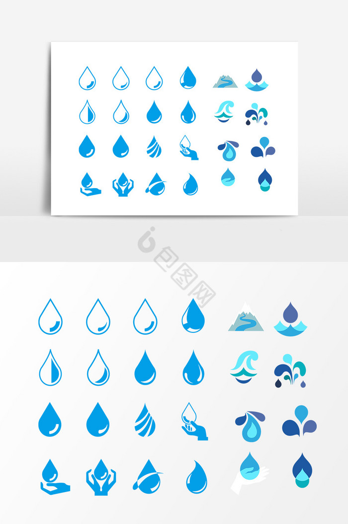 水滴装饰图片