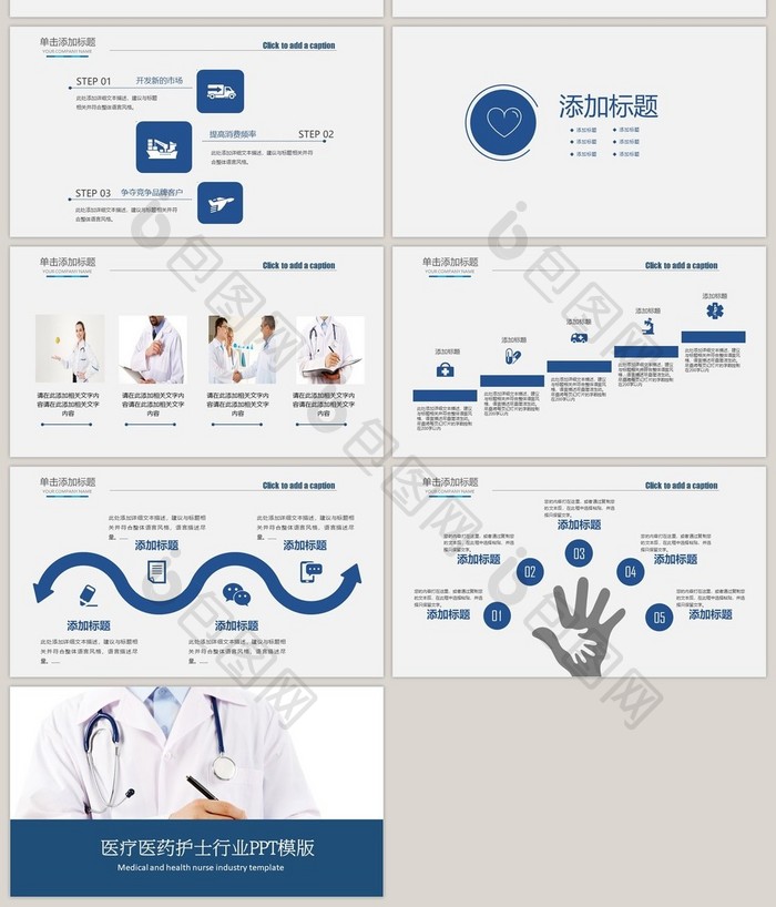 医疗行业PPT模板