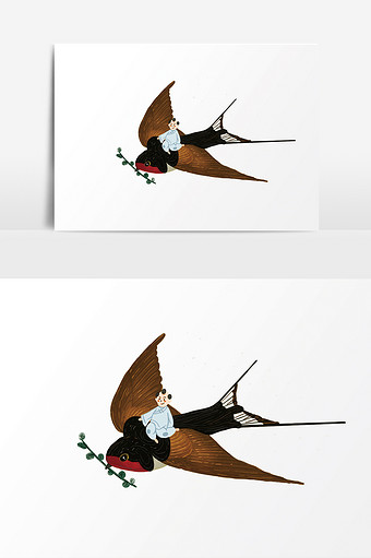 中国风元素飞燕元素设计图片
