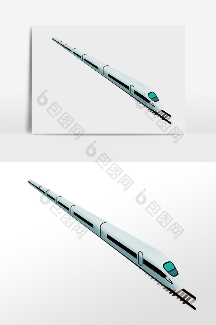 春运高铁动车插画图片图片