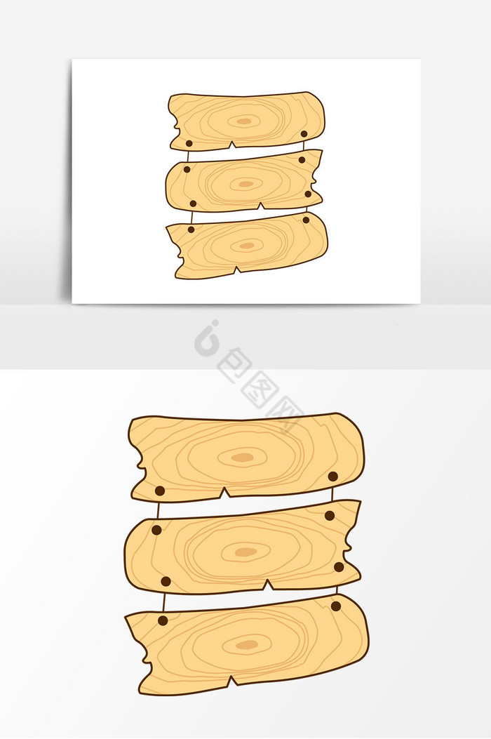 木头指示牌路标图片