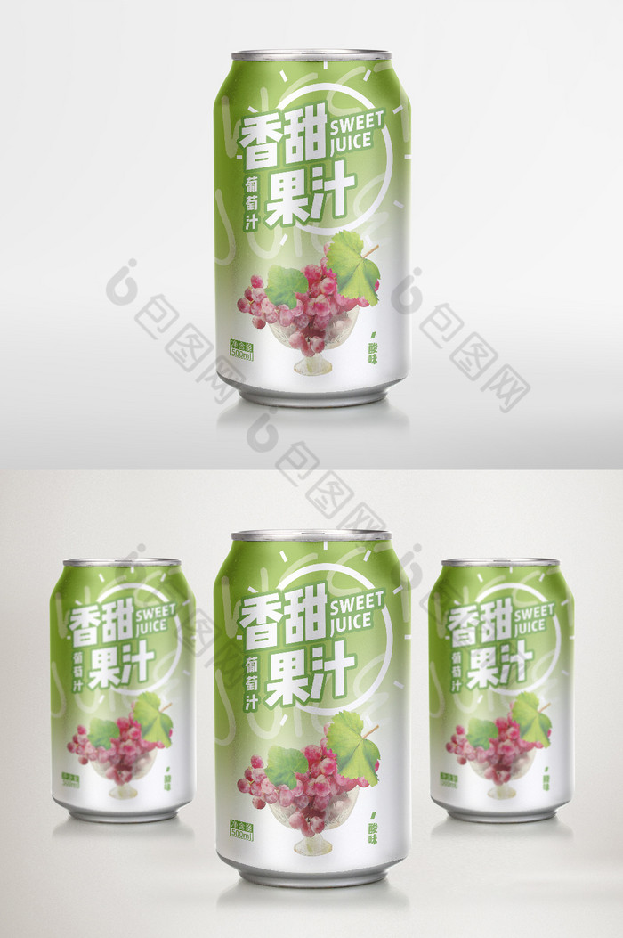 香甜果汁水果易拉罐包装图片图片