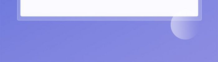 紫兰色卡片式活动分享UI移动界面