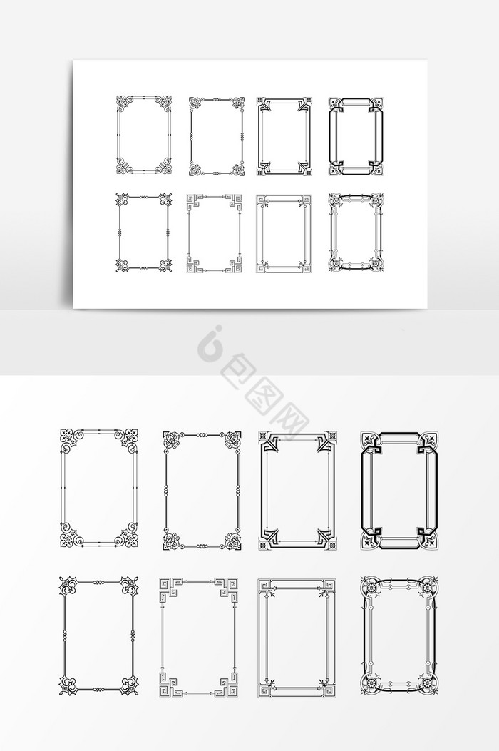 矩形边框图片