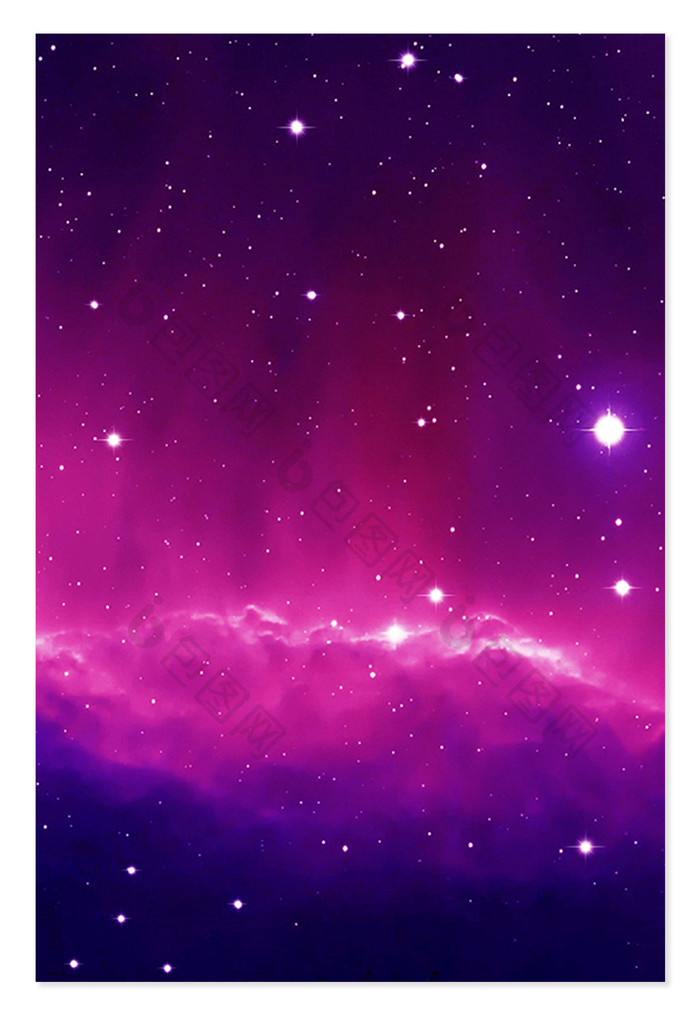 梦幻粉紫星空背景