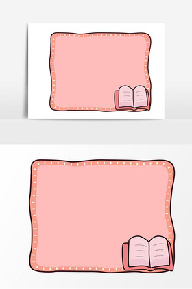 卡通边框对话框图片