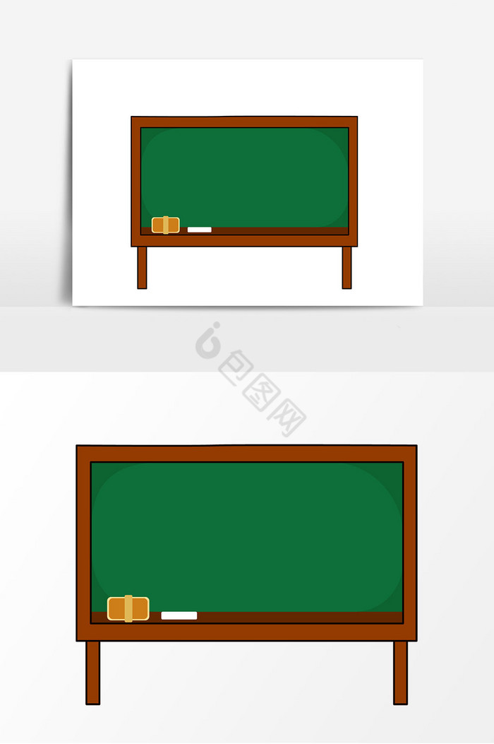 站立黑板教育教学图片